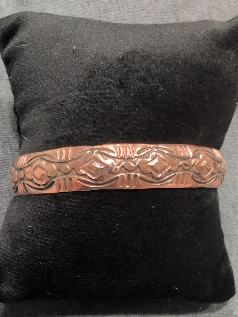 Stamped Copper Cuff